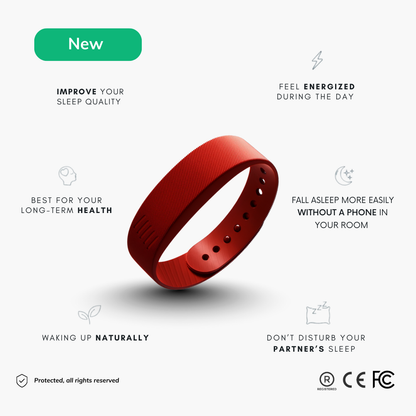 100% Wake-Up Alarm - Red