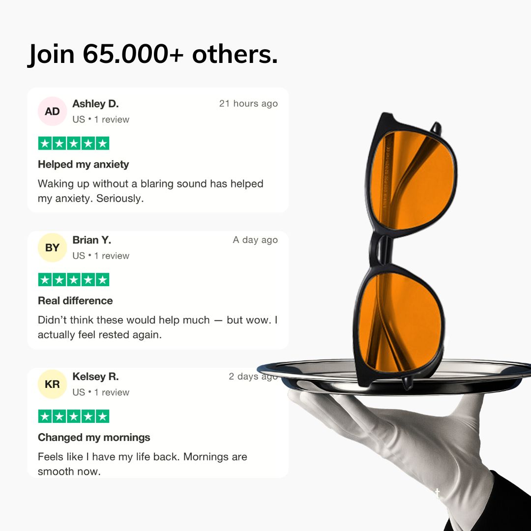 Gafas de Luz Azul - Para Dormilones Profundos